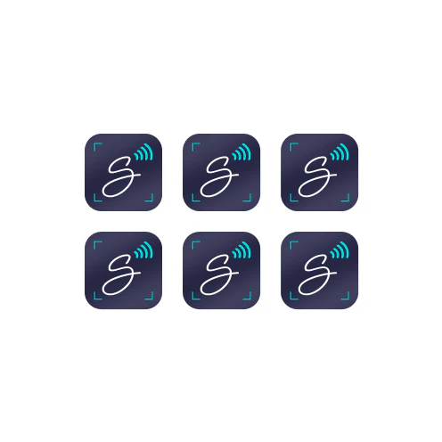 NFC Stickers - 6 Pack