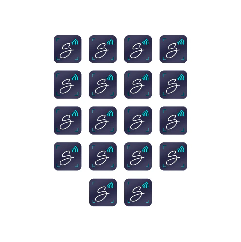 NFC Stickers - 18 Pack